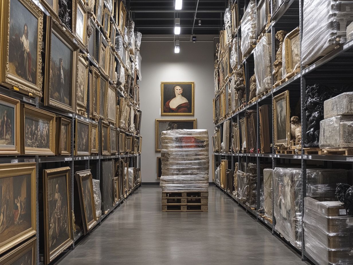 What Are the Best Storage Options for Paintings?