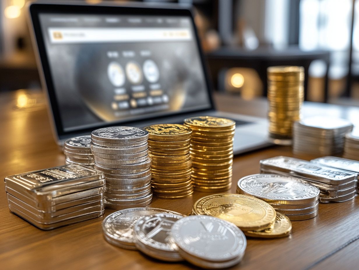 Image illustrating risks of buying precious metals online