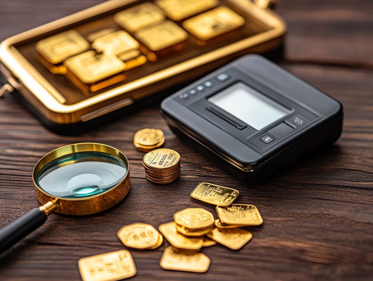 Image depicting frequently asked questions about precious metals investment tools