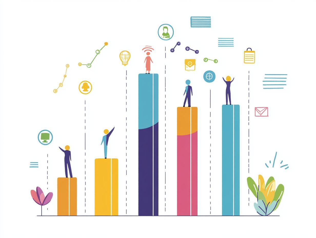 Illustration of competition and differentiation strategies for startups