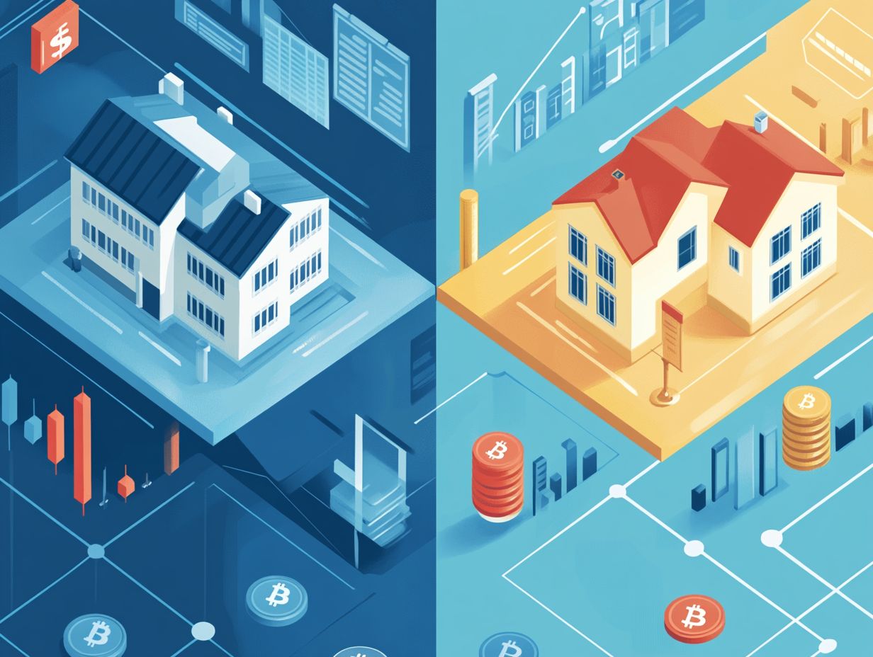 A visual comparison showing traditional versus alternative investment strategies