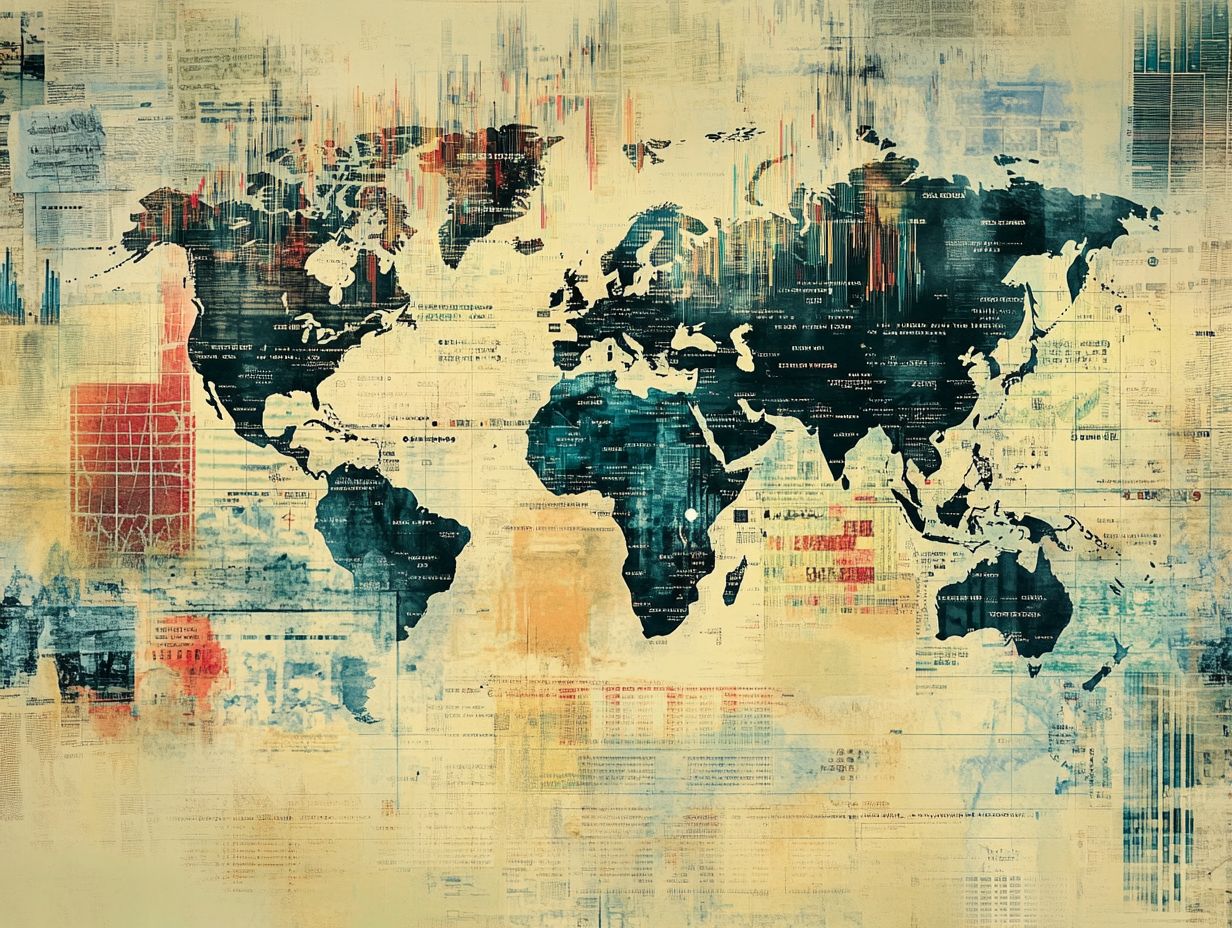 Visual representation of how global events impact investment risks.