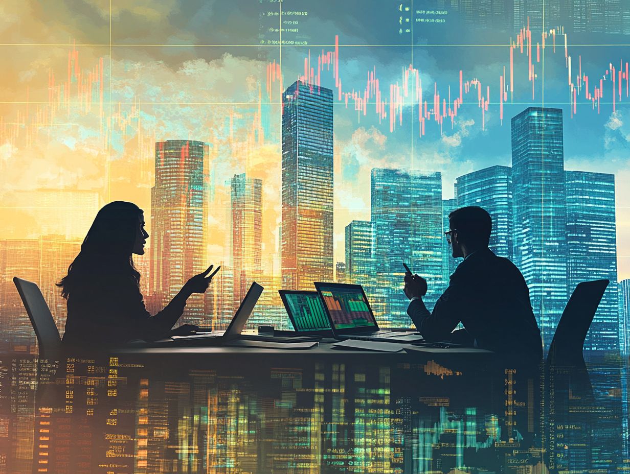 A visual representation of managing and monitoring investment strategies