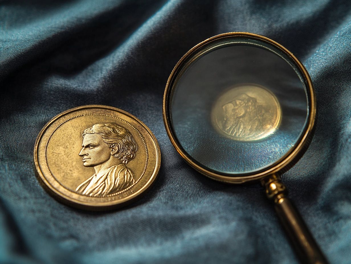 Can I use a magnet to spot counterfeit gold coins?