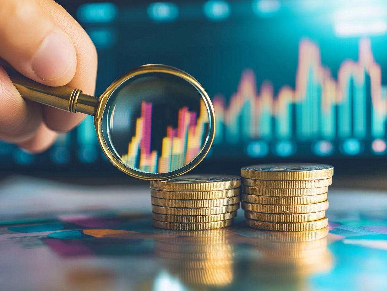 A graphic representing the potential for higher losses when using leverage in investments