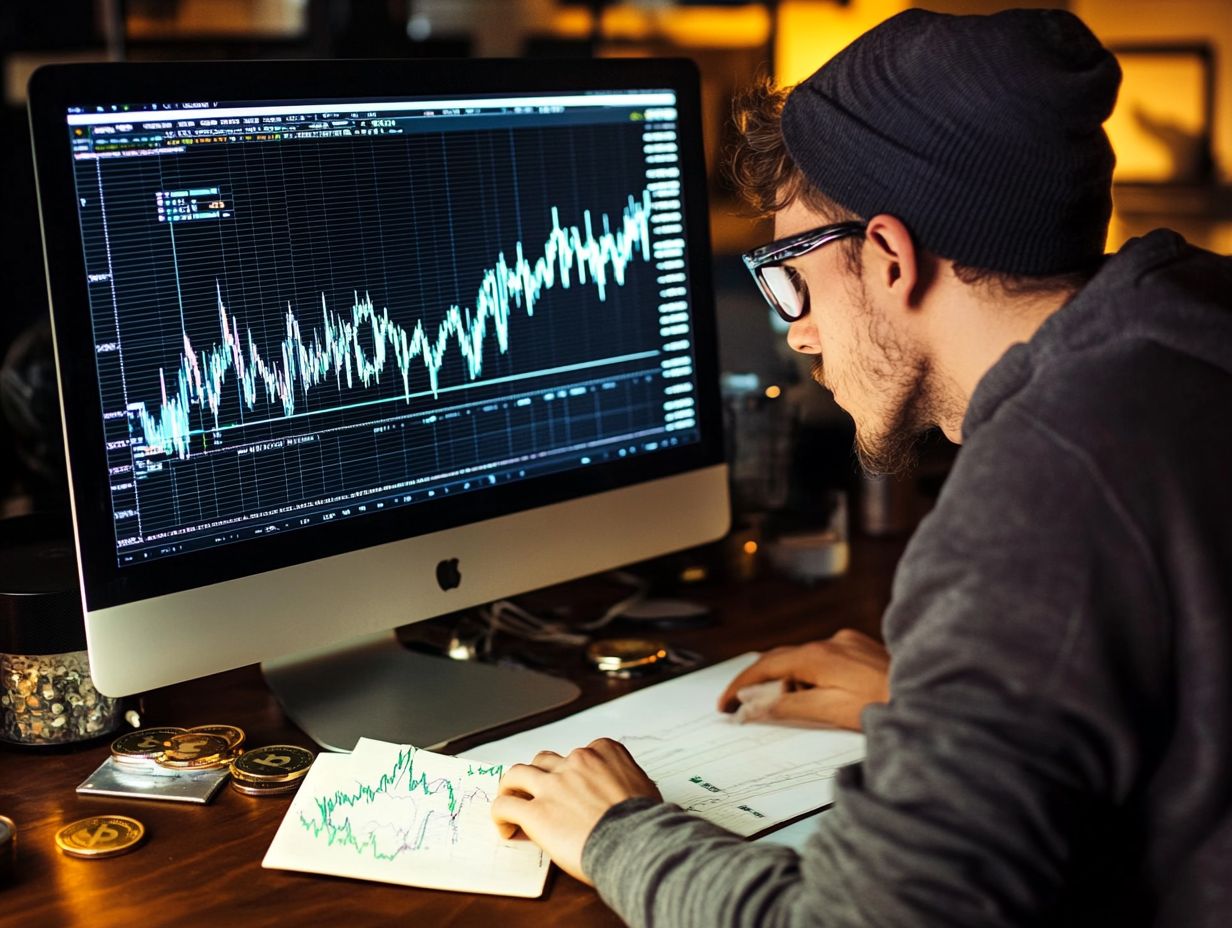 Illustration explaining cryptocurrency trading basics