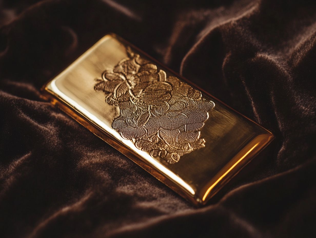 An informative image related to the concept and history of gold bullion.