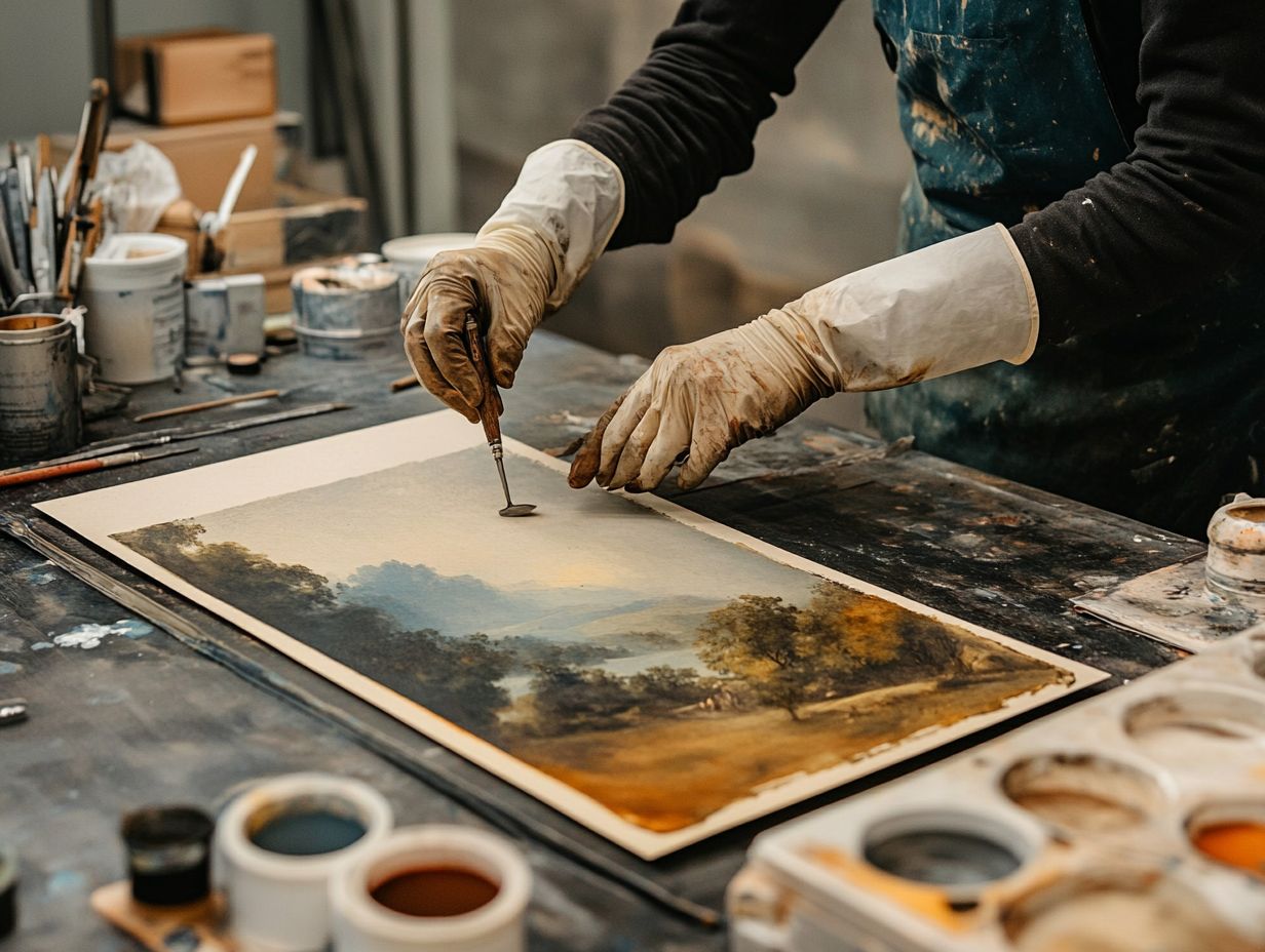 The process of restoring art: What collectors should know