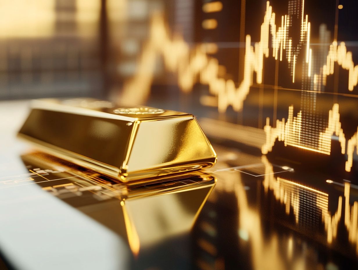 Complex relationship between cryptocurrency and gold