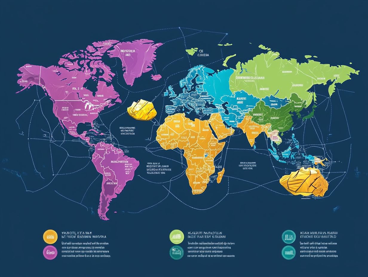 Economic impacts of precious metal mining in the US, Australia, Russia, and Canada