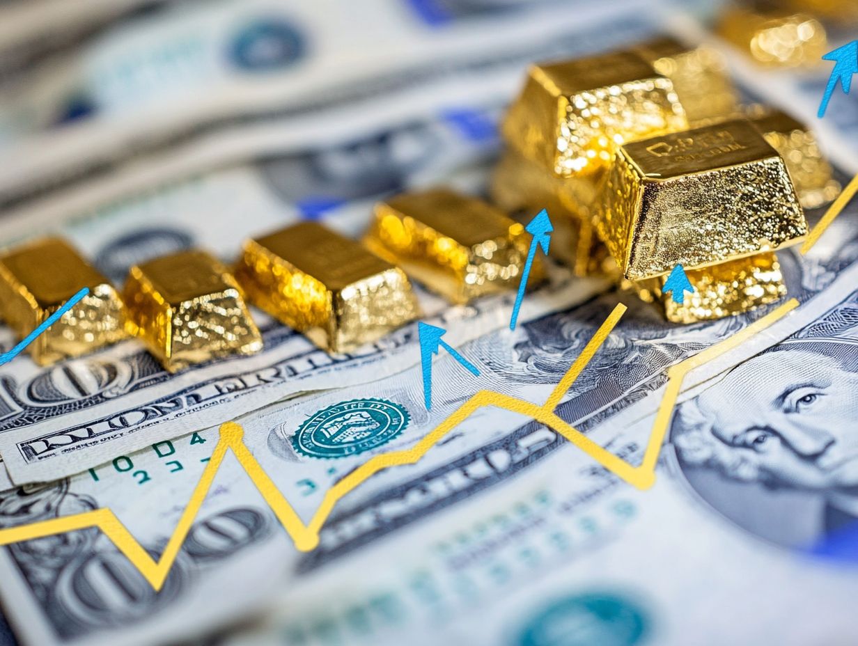 What is the correlation between gold and inflation?