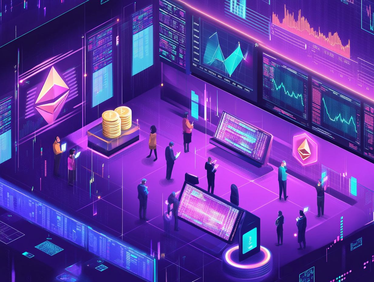 Graphic illustrating risks in cryptocurrency exchanges